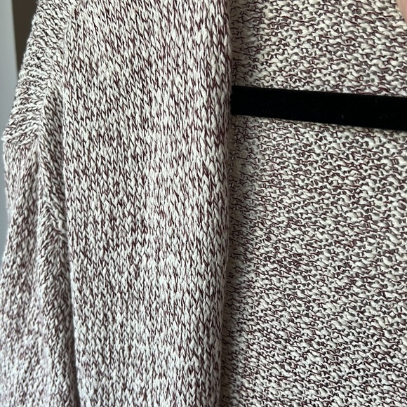 GARAGE SLOUCHY PURPLE AND WHITE KNIT CARDIGAN -bundle for discount :) - Picture 6 of 6